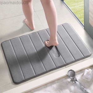 Tappetini da bagno tappetino da bagno tappetino assorbente tappeto piede in memory foam anti-slittamento spesso pile di corallo da doccia tappeto per la casa decorazione per la casa moquette AA230506