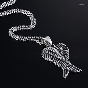 Pendanthalsband 2023 Japan och Sydkorea Fashion Angel Wing Necklace Jewelry Explosion Style Creative Classic Classic