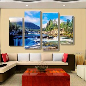 Стич 5D DIY Diamond Painting Waterfall Mountain Cross Stitch Crystal Diamond Christmas Decorative Diamond Almodery Multigang