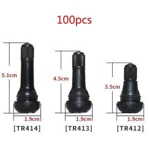 Kąt S 100pcs TR414TR413TR412 Gumowa czapka oponowa ciężarówka ciężarówka oponowa Tubeless Cover Cover Zinc Gumowa opona Caps 230505