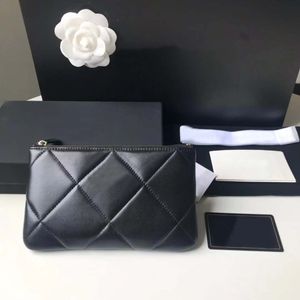 10a Top Designer Designs Leather Clutch Bag Top Designer Plånbok Transpås med låda.
