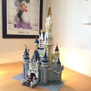 Блоки в складе 6005 Здание 71040 Girl The Moc Castle Model собирать игрушки рождественские подарки 16008 230506