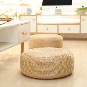 Cushion Decorative Pillow Futon Cushion Floor Yoga Meditation Pier Round Tea Ceremony Balcony Pastoral Thick Edge Tatami Mat Sit 230505