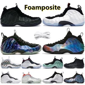 Mężczyźni Kobiety Trampki pianka posites buty one pro penny hardaway But Czarny Aurora Słoń Drukuj Memphis Tiger Cracked Lava Prm As Qs Camo Foam posite Sports Sneaker