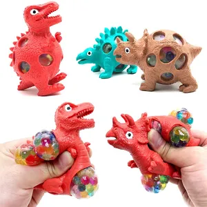 Sfiato Dinosauro Palla d'uva Giocattolo di decompressione Pizzico della mano Esercizio antistress Squishy Esercizio fisico antistress