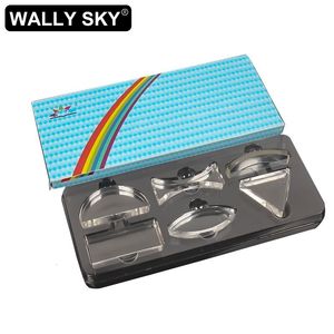 Prismas Optical Prism Lens Conjunto 6 PCS Kit óptico de lente convexa de acrílico para lentes físicas para estudantes do ensino médio primário Experimento 230506