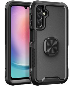 Odporny na wstrząsy hybrydowy pierścień magnetyczny Kick Stand Case dla Samsung Galaxy A24 4G A54 A14 A73 A53 A33 A13 Wytrzymały stojak na twardą okładkę telefonu