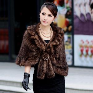 Szaliki moda luksusowy oryginalny naturalny szal ręcznie dzianinowy kardigan Lady Lapel Design Design Casual Cape Coats