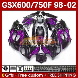 スズキカタナGSXF 600 750 CC 600cc GSXF600 FLAMES ROSE GSXF-750 169NO.123 GSX750F GSX600F 750CC 1998 1999 2000 2001 2002 GSXF750 GSXF-600 98 99000001 01 01 01 02ボディー