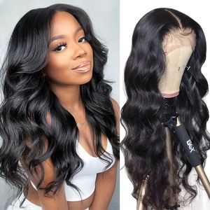 Lace Wigs Body Wave Front Human Hair Transparent Frontal For Women Brazilian hair 230505
