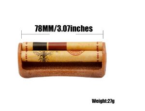 Rollmaskin 78mm 1 1/4 Tobaksrökrullar Högkvalitativ cigarettrullmaskin Rolling pappersrulle Lätt att använda rökhandrörstillbehör
