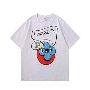 2menのTシャツと女子ハイエンドブランドの男性用Tシャツショートスリープ夏の屋外ファッションカジュアルなTシャツは、純粋な綿の文字で印刷されています。サイズM-3XLQ66