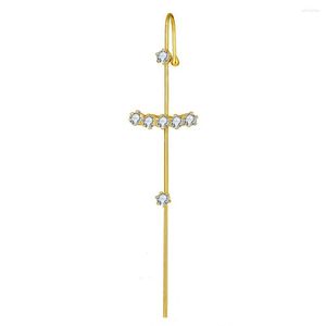 Stud Earrings 2023 Fashion Charm Jewelry Cubic Zirconia Wedding Vintage Crystal Pearl Bride Stainless Steel Hanging