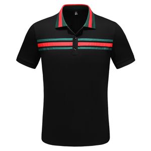 23SS Summer Designer Mens Polo Derts Womens Colpus Red Green Stripes Clining T-Shirt Poloshirt 3XL