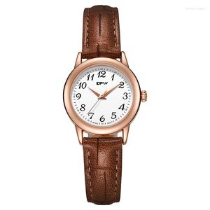 WRISTWATCHES TPW Women's 28 mm łatwy czytnik złoty skrzynka z kwarcowym japońska kwarc