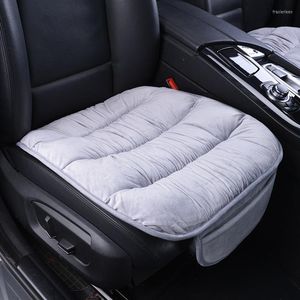 Bilstolskydd Vinteröverdrag Plush Anti Slip Keep Warm Auto Chair Pad Mat Automobile Universal Interior Cotton Cushion Protector