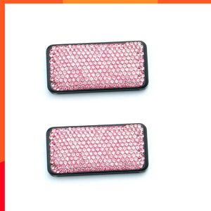 2st Universal Car Safety Belt Clip Car Seat Belt Buckle Car Styling Bling Pink Car Accessories Interiör For Woman Dropshipping