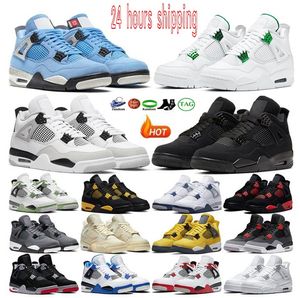 4 basketball shoes for men women 24 hours shipping 4s Military Black Cat Sail Red Thunder White Oreo Cactus Jack Blue University Infrared Cool mens sports sneakers