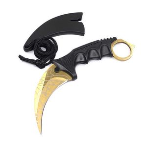 Claw Knife Outdoor Camping Hunting Knives CSGO Game Outdoor Self-Defense Multifunktionell campingöverlevnad 941