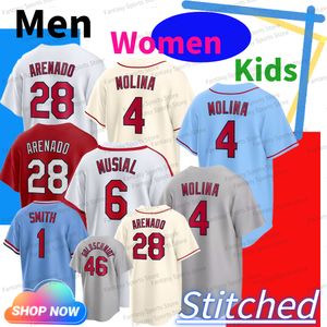 46 Paul Goldschmidt Jersey 4 Yadier Molina Basaeball Willson Contreras 1 Smith 7 Knizner Alec Burleson 22 Flaherty Brendan Donovan Blue Jack Flaherty Cabrera Custom