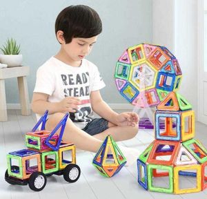 Образовательные магнитные игрушки для детей Bircks Buzzles Designer Big Size Magnet Blocks Construction Set Diy Toys Kids 21068991911