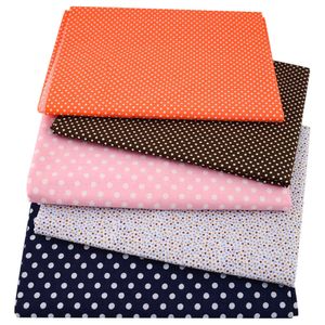 Fabric Fine charming polka dot cotton patchwork fabrics by backyard cheap fabrics for meter offer for embroidery dolls craft material P230506