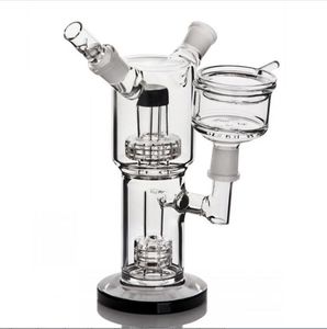 Bong ad acqua in vetro spesso di grandi dimensioni con narghilè Shisha Recycler Oil Rigs Heady Glass Bong Water Pipes