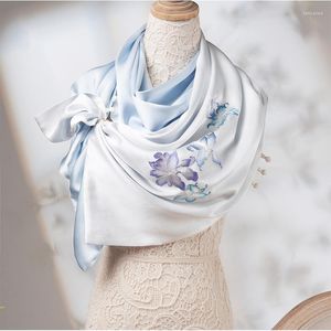 Шарфы 175 45 см в стиле чистое шелковое шарф китайский традиционный вышивка ручной работы по вышивке ручной работы/Свадьба/Фестивальные подарки