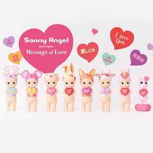 Blind Box Sonny Angel Film Sprache Herz Serie Valentinstag Blind Box Spielzeug Süße Puppe Überraschung Tasche Kawaii Modell Freundin Geschenk 230506