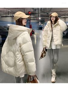 Women's Trench Coats Winter Coat For Women 2023 Short Warm Oversized Loose Cotton Jacket 806brq