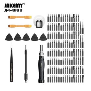 Schroevendraaier JAKEMY 145 in 1 Precision Magnetic Screwdriver Set Hex Phillips Screw Driver CRV Bit for Mobile Phone Tablet Laptop Repair Tool