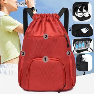 Borse sportive Zaini da palestra Uomo Accessori fitness Coulisse Nuoto Allenamento Yoga Bolsas Tasca per scarpe Zaino da viaggio per donna Borse sportive G230506