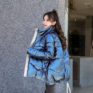 Women's Trench Coats 2023 Women Thick Warm Winter Jacket Stand-callor Loose Full Sleeve Female Parkas Woman Solid Color High Quality Coat