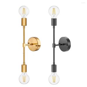 Duvar lambaları 2 ışıklı yatak başı sconce mutfak daireleri modern lamba led ışıkları yaşam çalışma odası yatak odası kapalı aydınlatma