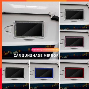 Luxurious Car Makeup Mirror Car Interior Mirror Automobile Sun-Shading Visor HD Mirror Universal Car-styling Car Accessories for woman