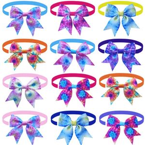 Mikrofoner 50/100st husdjur Bowties Flowers Dog Accessories Dog Bow Tie Small Dog Bowties Collar Pet Products Dog Accessories For Dogs