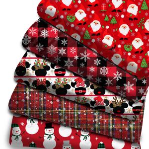 Fabric Christmas santa seal medical organ 50*145cm polyester flaps cotton fabric for fabric cora upholstery needlework diy fabrics P230506
