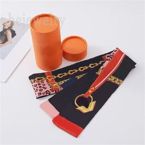 Unisex comfortable silk scarf designer luxury scarves modern women demure portable ribbon neckercheif youth popular scarfs for women beautiful PJ065 B23