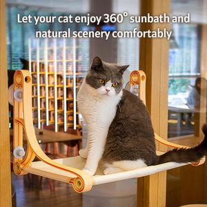 Mats Cat Window Hammock Cat Resting Shelf for Cats Suction Cups Mounted Extra Large Space Saving Cat Bed for Indoor Glass Window