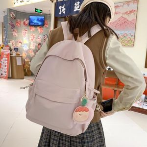 Школьные сумки 2023 Женский рюкзак Большой женский рюкзак холст для подростков для подростков девочки среднего класса Багпак Мочила