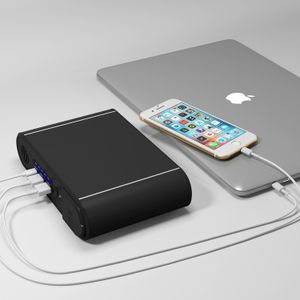 Laddare 2021 Ny idé 30000MAH 12W 18W 45W 120W PD FAST LARGER AC DC PORTABLE Extern Power Bank Station för bärbar dator