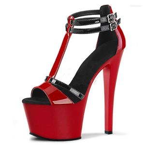 Shoes Women Sandals Straps Sexy Platform cm High Heels Night Clubbing Pole Dance Girl s