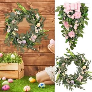 Decorative Flowers Easter Wreath Decorations For Home Spring Season Front Door Decoration Flower Wreaths Valentines Day
