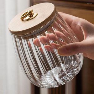 Vorratsflaschen Küche Glas Versiegeltes Glas Japanischer Transparenter Tee Haushalt Hochwertige Lebensmittelqualität Zucker mit großer Kapazität