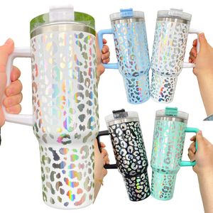 زجاجات المياه مخصصة 40 أوقية نبيذ نبيذ بارد الصلب هناك قارورة قارورة Tumbler Travel Bottle Mugs 230505