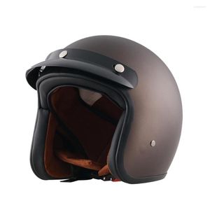 Capacetes de motocicleta Moda Open Face Helmet Korea Scooter Riding Casque Safety Chopper Style Motorbike Jet Capacetes para moto dot