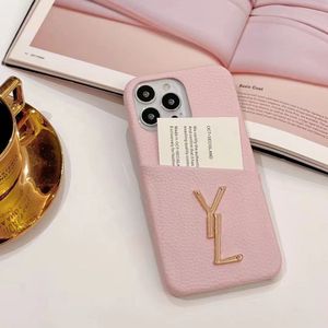 Litchi Litchi Stria Phone Cases for iPhone 14 13 12 11 Pro Max 14Pro 14Plus 13Pro 13Promax Leater Leather Gover