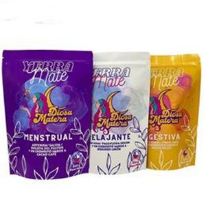 Persönlicher Kraftpapier-Reißverschluss-Standbeutel Wiederverschließbare Mylar-Süßigkeitsbeutel Tee-Plätzchen-Verpackungsmaterial-Beutel