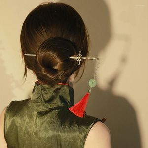 Klipsy do włosów chiński styl temperament miecz do włosów zabytkowy tył głowy retro krajowy moda osobowość nakrycia głowy