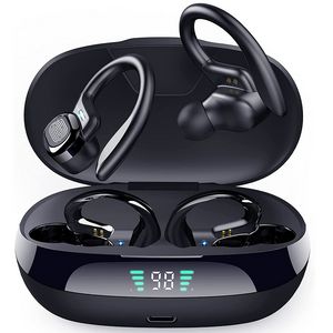 Słuchawki słuchawki Bluetooth Sports Słuchawki bezprzewodowe sterowanie dotykiem HiFi stereo wodoodporny zestaw słuchawkowy w mikro do gier wkładki douszne